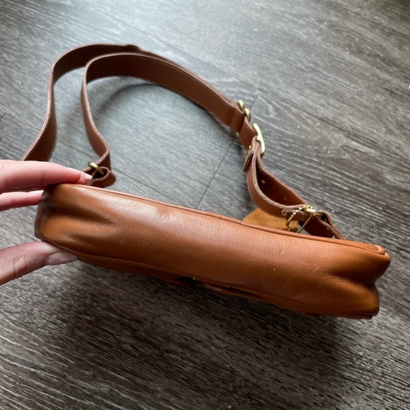 RARE Vintage Coach Pocket Waist Pack Belt Bag Fanny Pack XS/S English Tan EUC - Picture 9 of 15